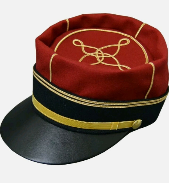 KEPI D\'OFFICIER FORME FOULARD LIEUTENANT