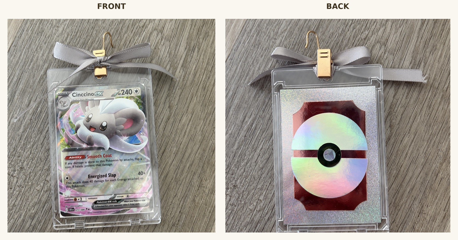 Pokemon Christmas Ornament - Cinccino EX 