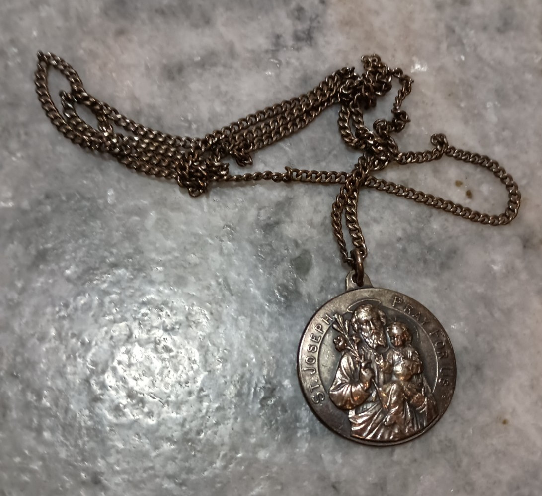 Sterling Silver St. Joseph medal