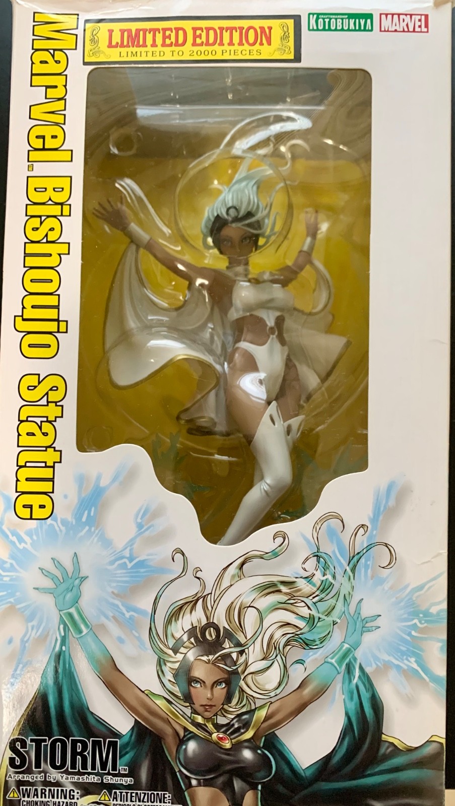 Kotobukiya Marvel Bishoujo Storm White Costume LE 2000 Statue w/ Box