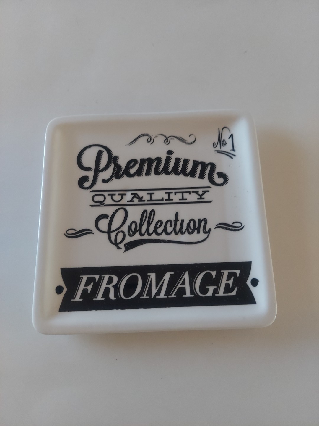 Ciroa Salle Des Fromages Porcelain Cheese Appetizer Plate