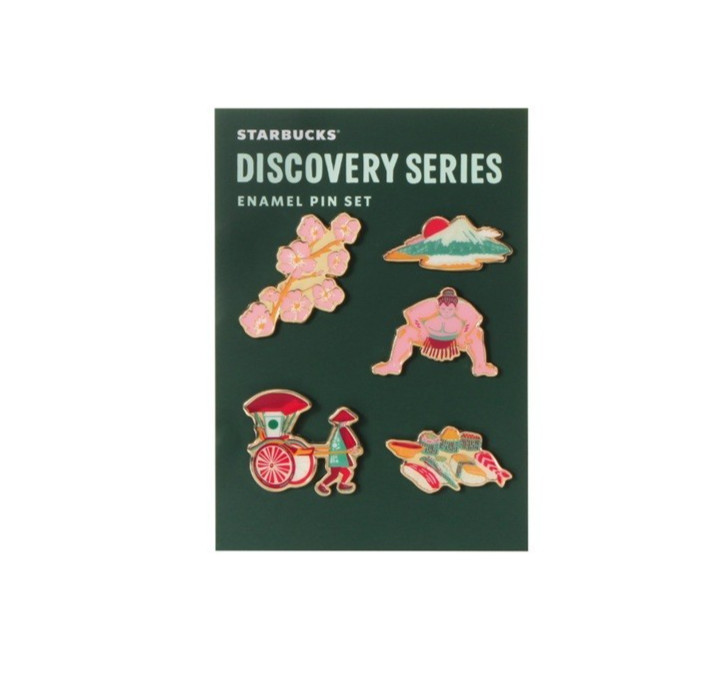 #NEW 2026 STARBUCKS JAPAN DISCOVERY SERIES PIN BADGE SET JAPAN 