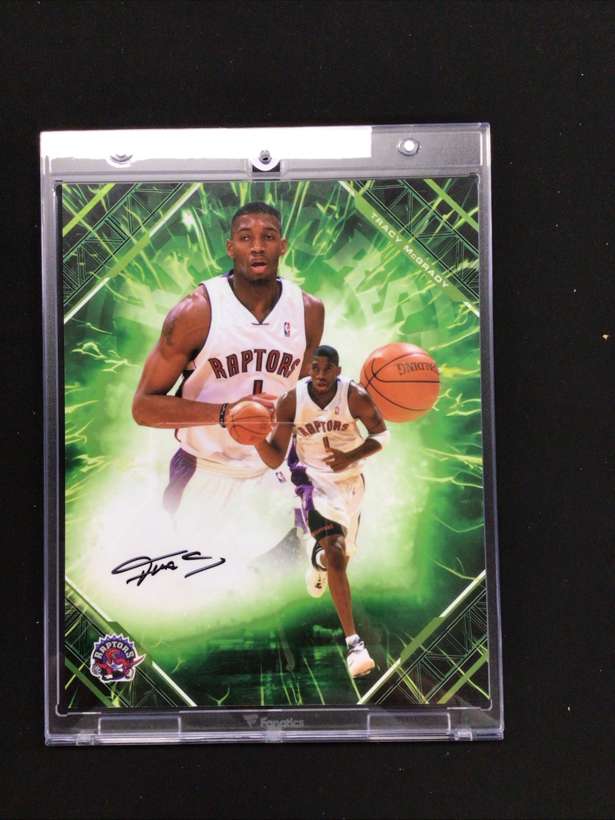 2026 Fanatics Underwraps Emanate Green Tracy McGrady Toronto Raptors 55/99