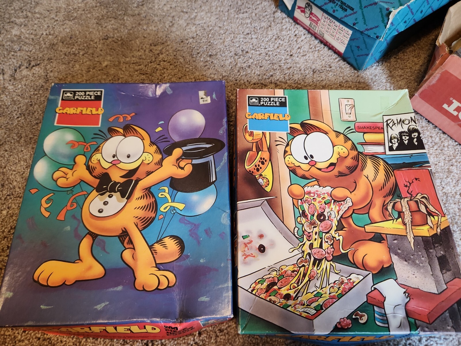Garfield 200 Piece Puzzle, Lot Of 2