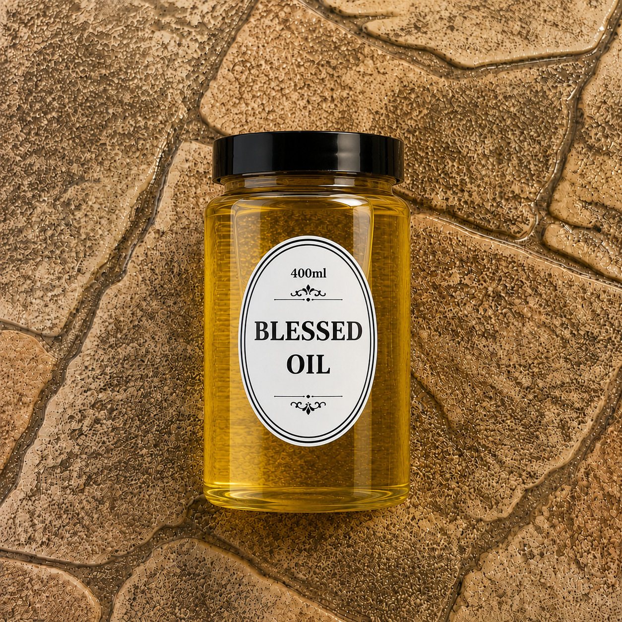 400 ml Holy Land Olive Oil Blessed in Jerusalem Christian Prayer Religious Gift
