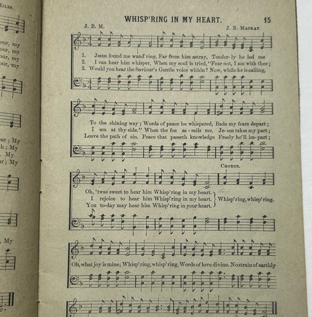 Vintage Sheet Music Songs Of Grace & Truth Religious Songbook 1899 Hall-Mack Co.