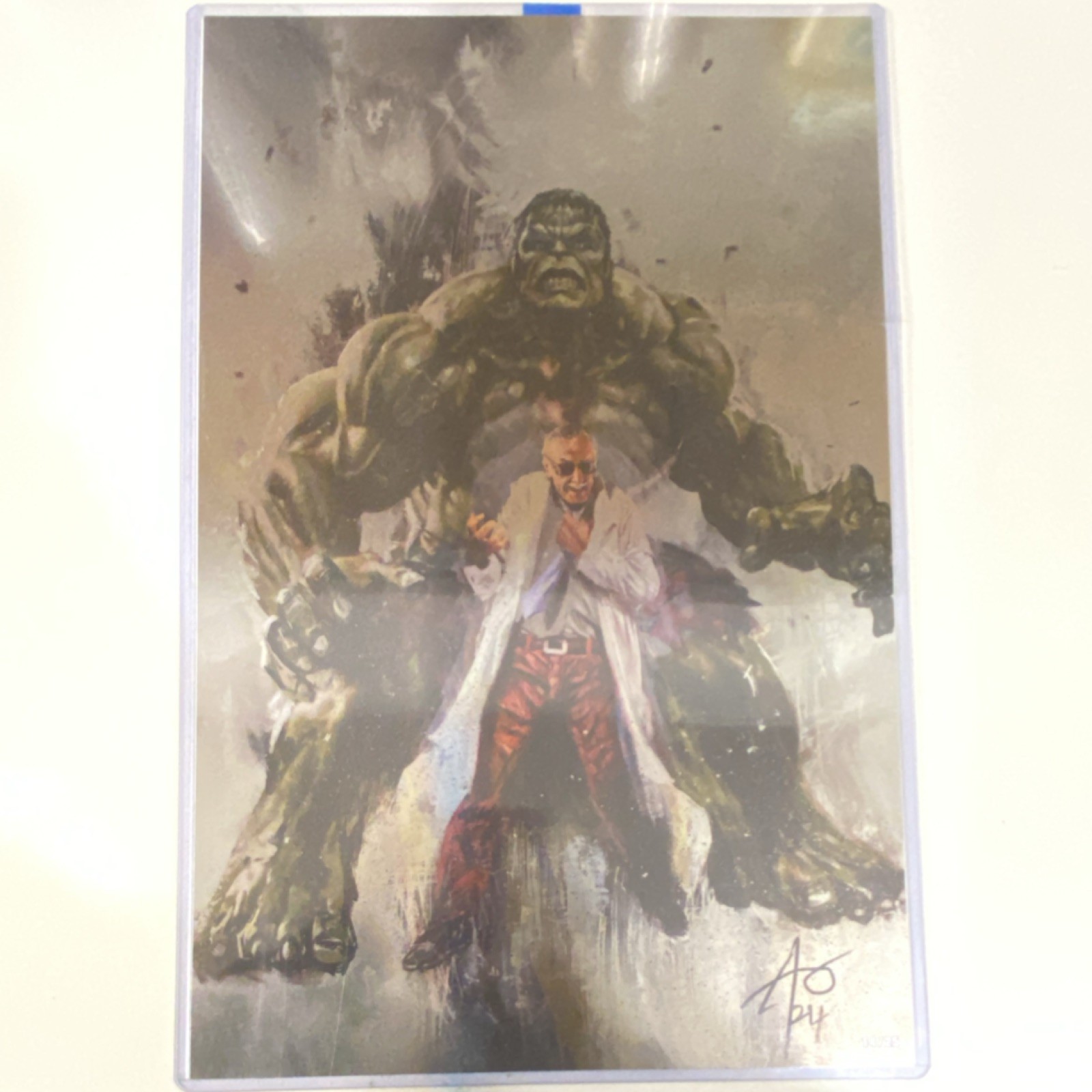 Stan Lee with The Hulk  