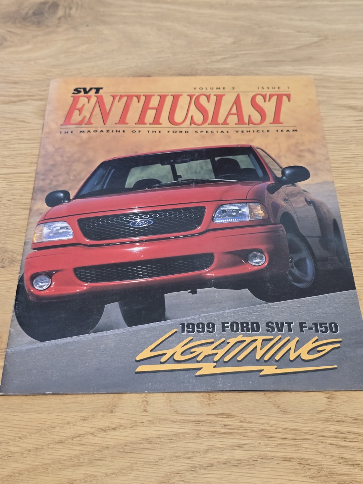 Vintage 1999 Ford SVT Enthusiast Special Vehicle Team Magazine V2 Issue 1 NOS