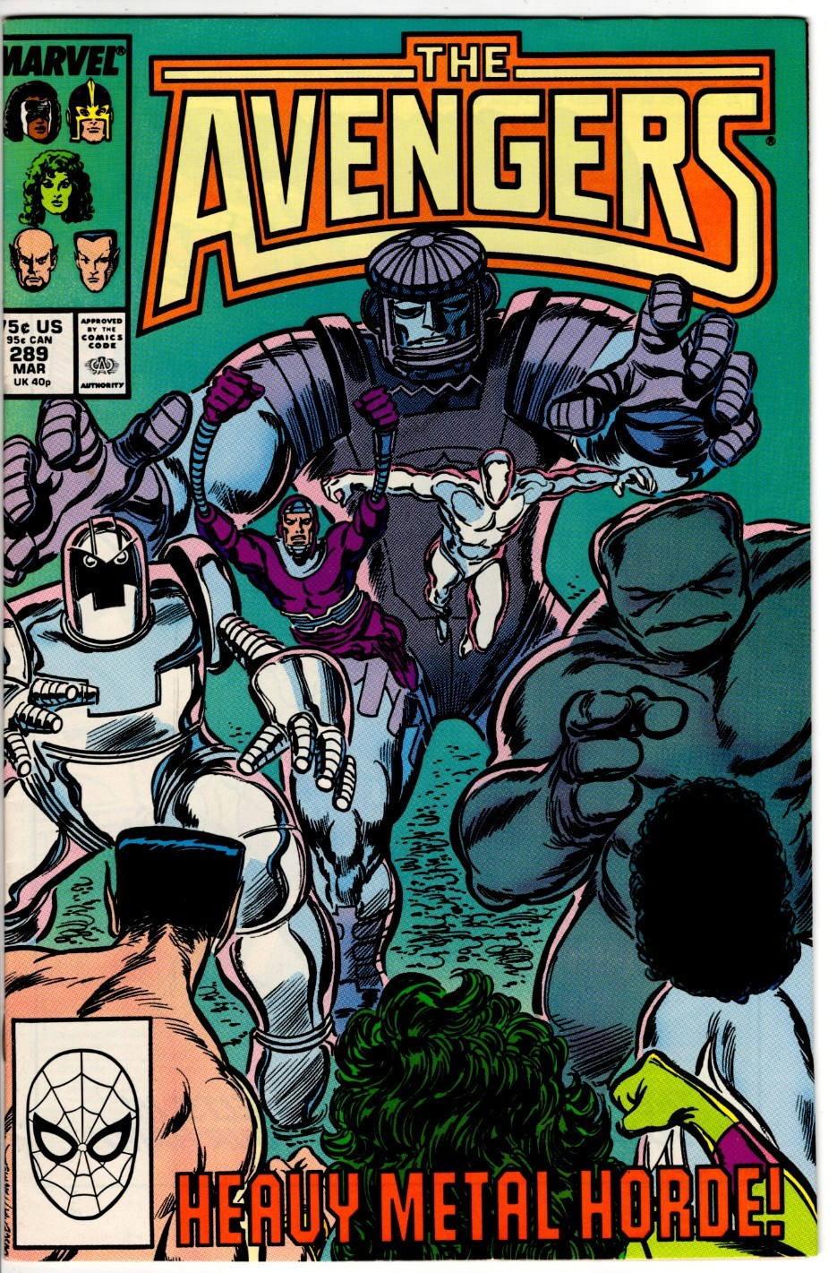 AVENGERS #289 (1988): KEY- 1st app Kubik: VF