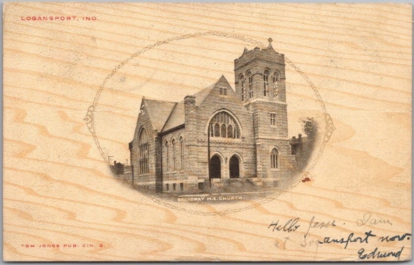 LOGANSPORT, Indiana Postcard 