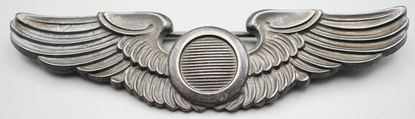 WWII Sterling Army Air Forces Observer Full Size 3 Inch Wings Badge by Amico