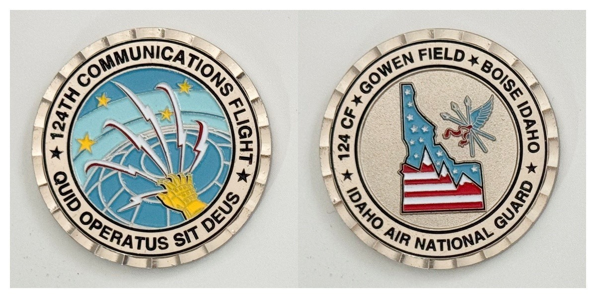 124th Communications Flight / Idaho ANG Gowen Field Challenge Coin 2#7