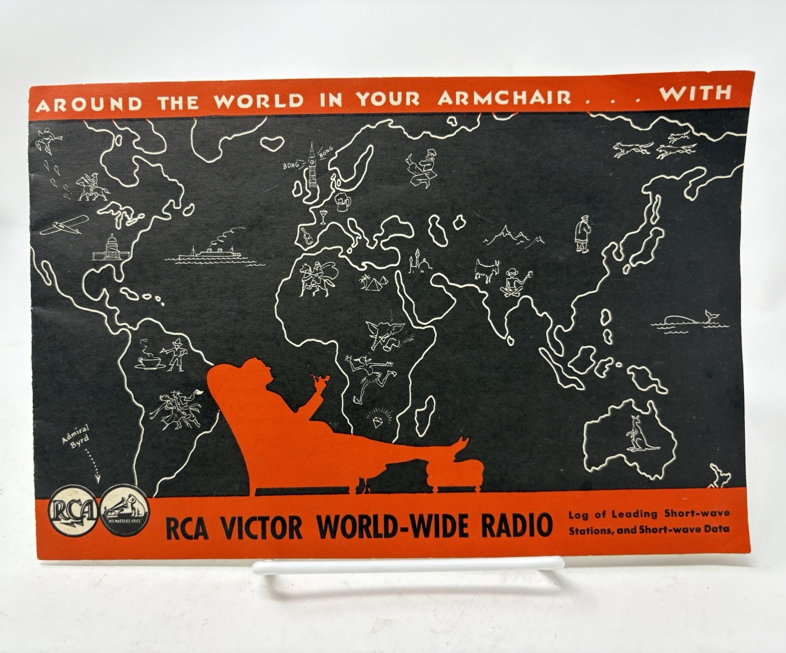 RCA Victor World-Wide Short Wave Radio Log of Short-Wave Stations Ephemera c1934