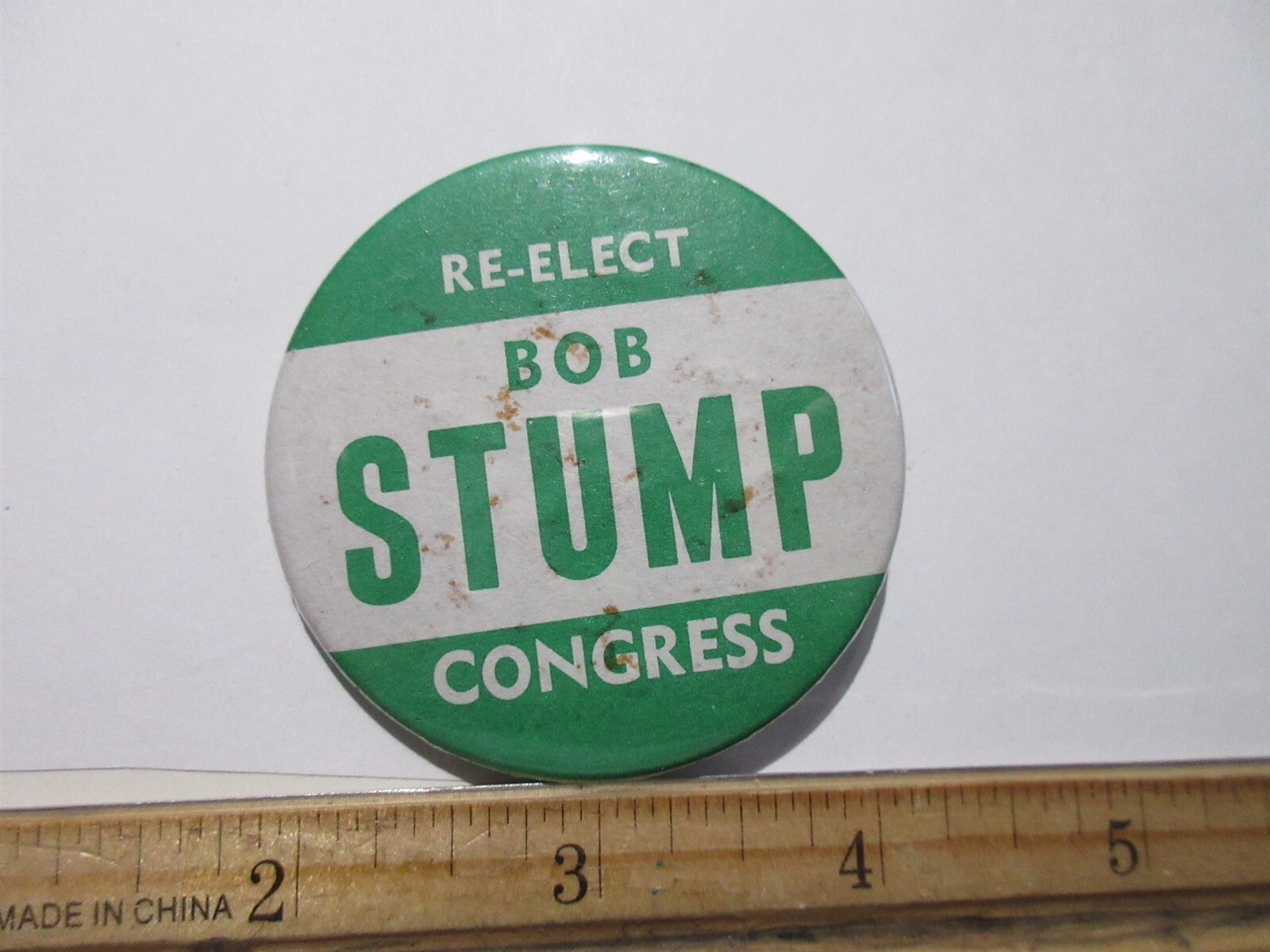 1988 Re-Elect BOB STUMP Congress Pin Pinback Button 2.25\