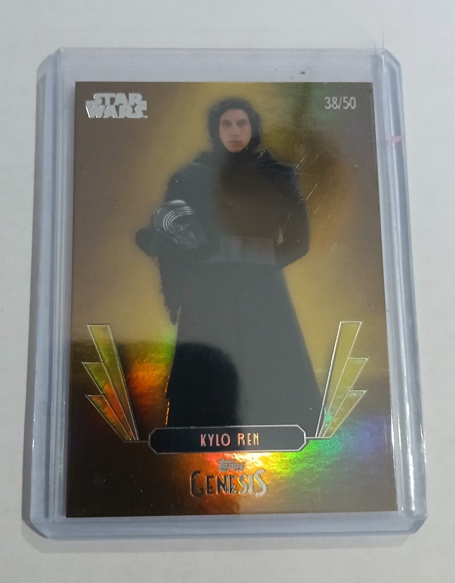 2025 Topps Disney Genesis #18 Kylo Ren GOLD /50
