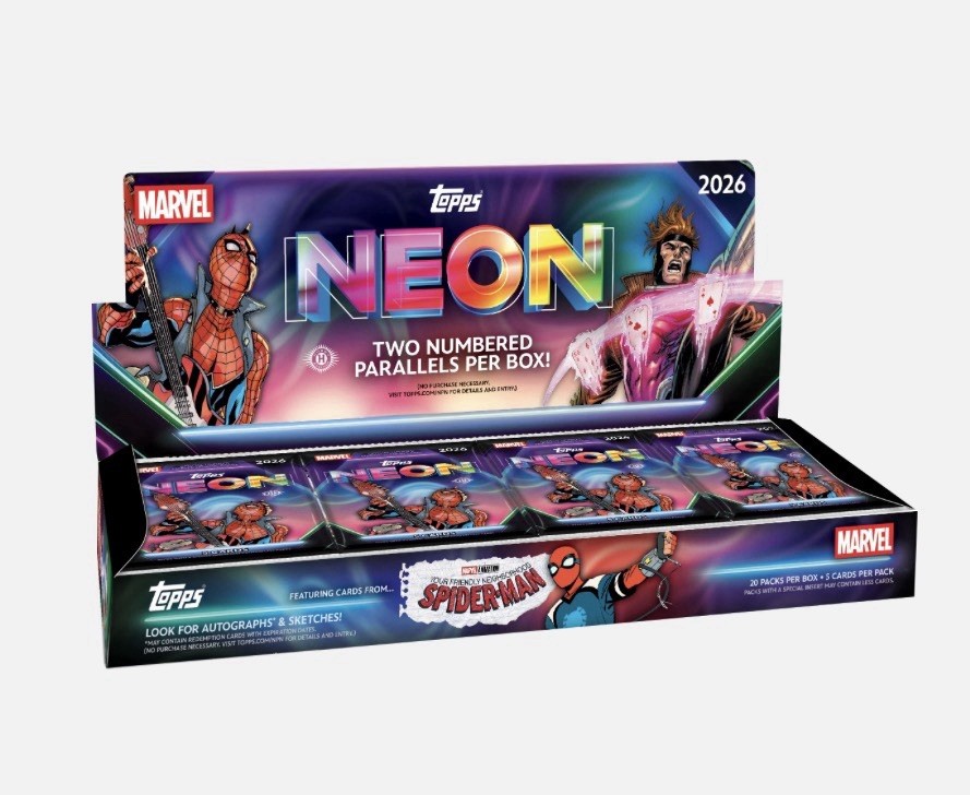 2026 Topps Neon Marvel - Hobby Box New Presale Ships Within 30 Days 