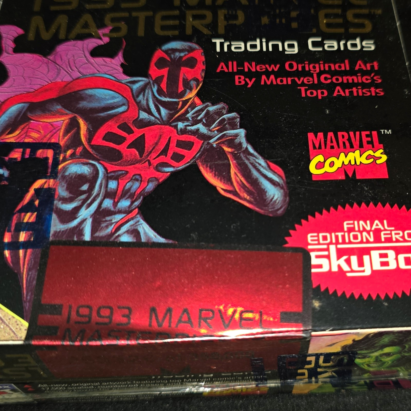 SkyBox 1993 Marvel Masterpieces Factory Sealed Box - 90 Non-Sport Cards