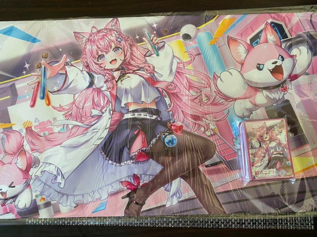 Hololive Hakui Koyori Rubber mat & card sleeve birthday anniversary 2023t NEW