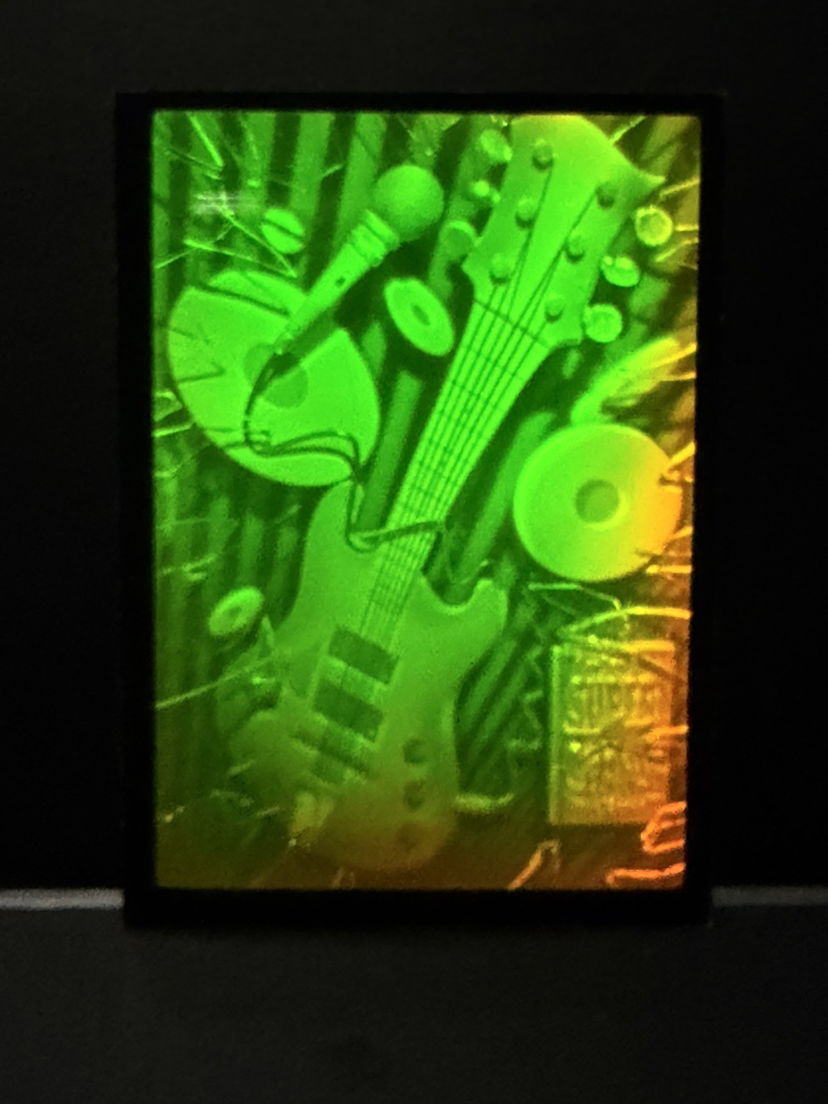 1991 Proset Superstar Hologram super rare insert card Musicards Pro Set