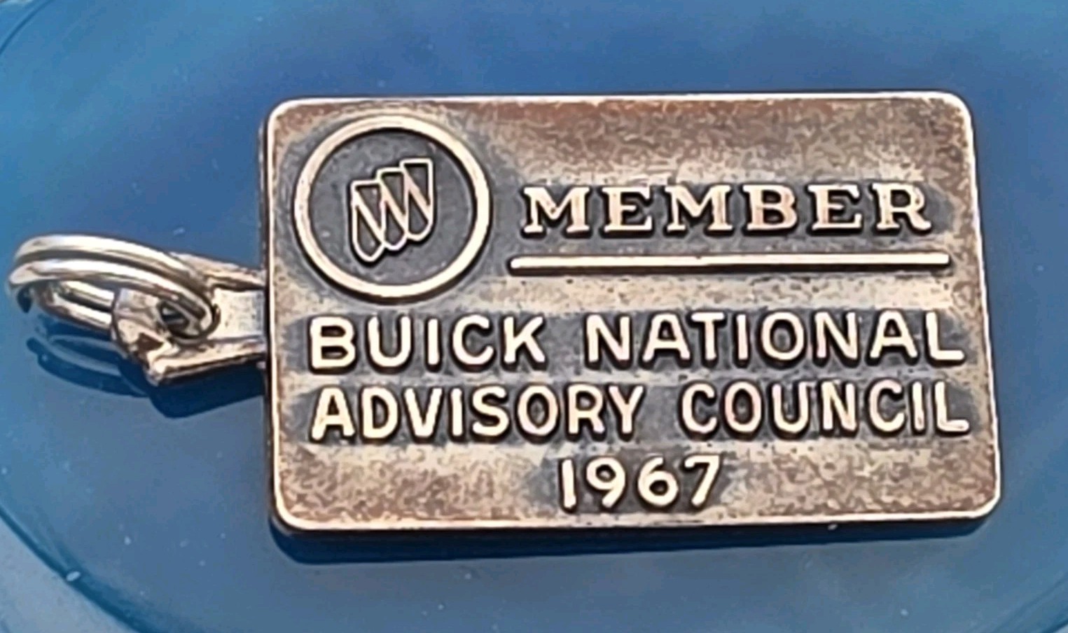RARE 1967 BUICK NATIONAL ADVISORY COUNCIL STERLING PENDANT