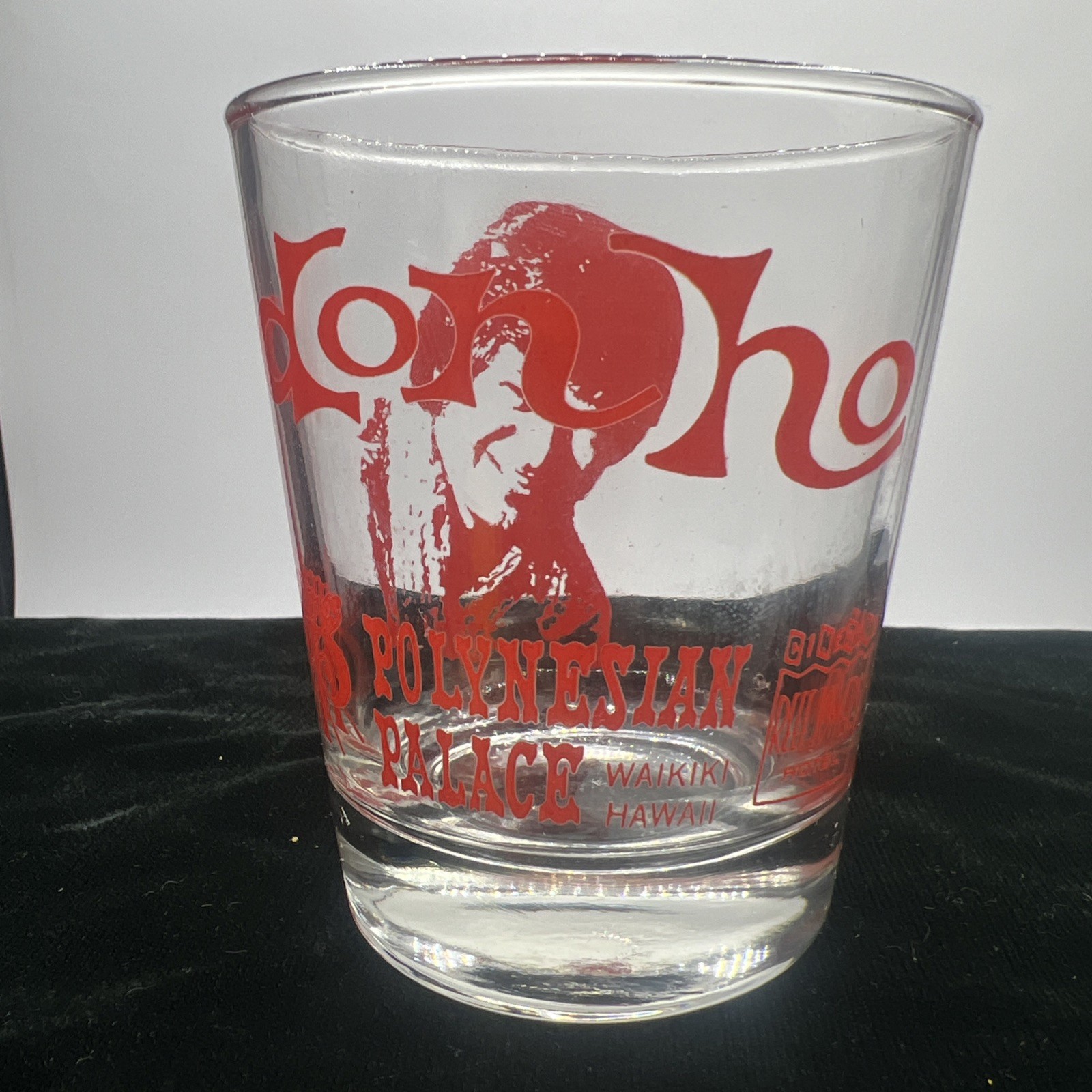 Vintage Don Ho Polynesian Palace Hawaii Glass - Tiki - Mint Condition