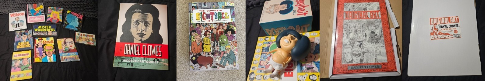 The ultimate Daniel Clowes hardcover first edition collection and more