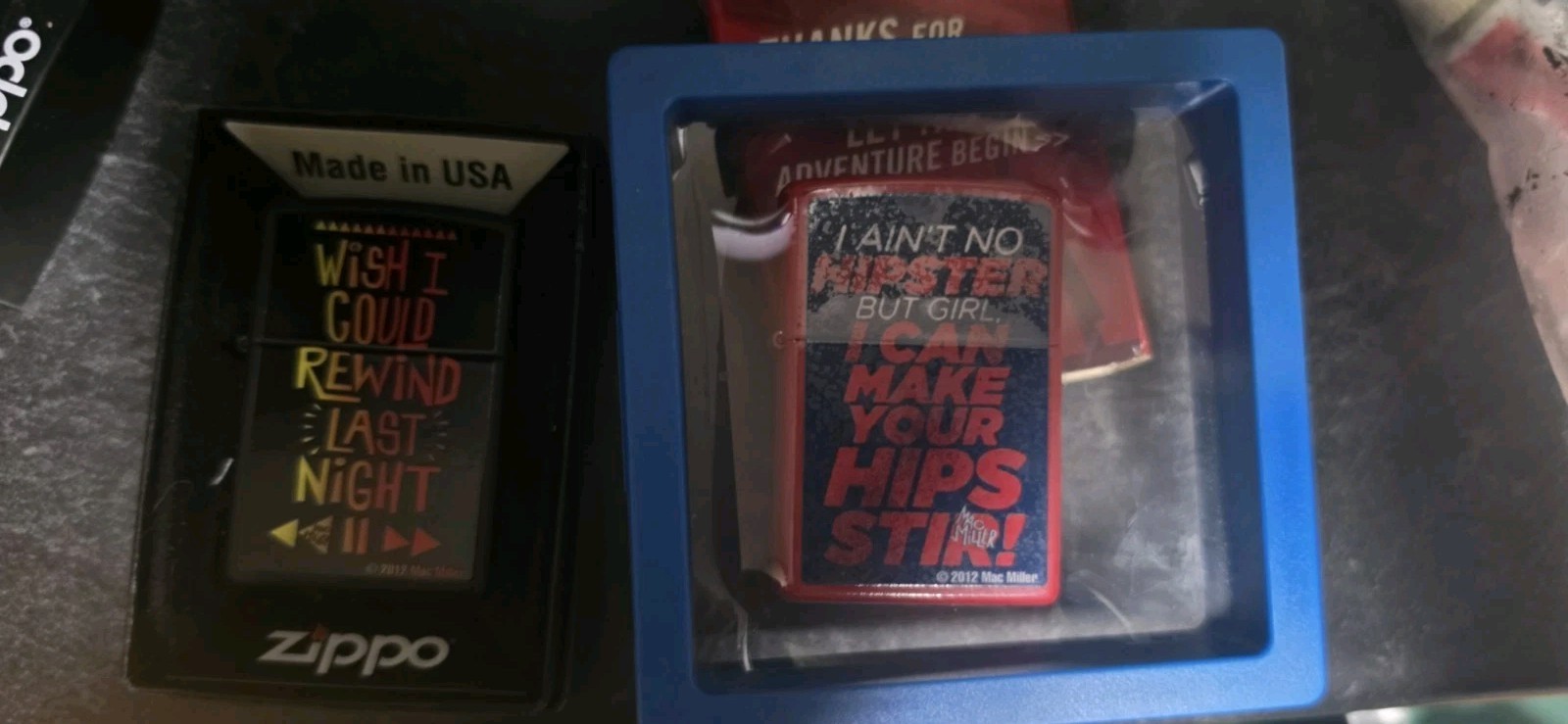 Rare Sold Out Mac Miller Zippo Pair
