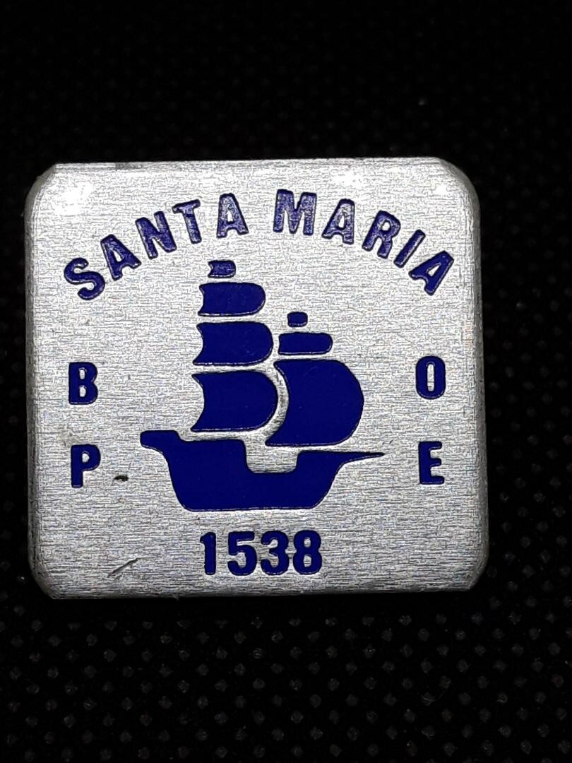 Vtg BPOE Santa Maria Ship Elks Lodge 1538 Santa Maria, CA