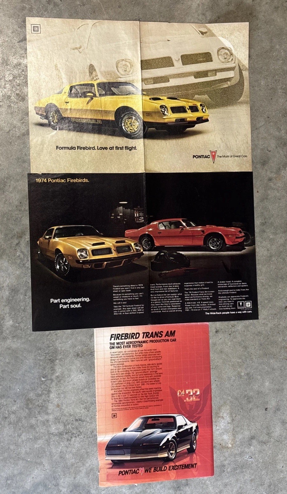 1974 Pontiac Trans Am Formula Firebird Original Print Ad Firebird Trans Am Nice