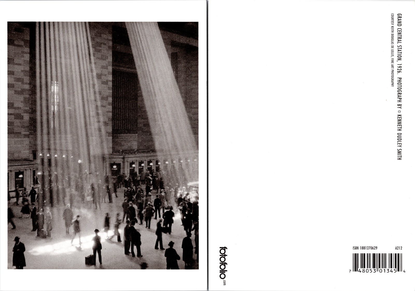 Continental Grand Central Station Sunbeams Crowd New York NY Postcard