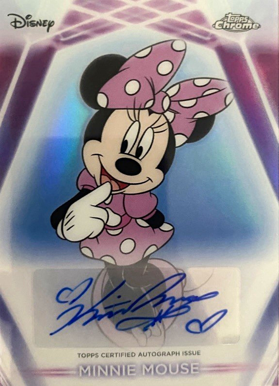 Topps 2026 Disney Neon Etch Autograph Minnie Mouse Kaitlyn Robrock CNA-KR(CHASE)