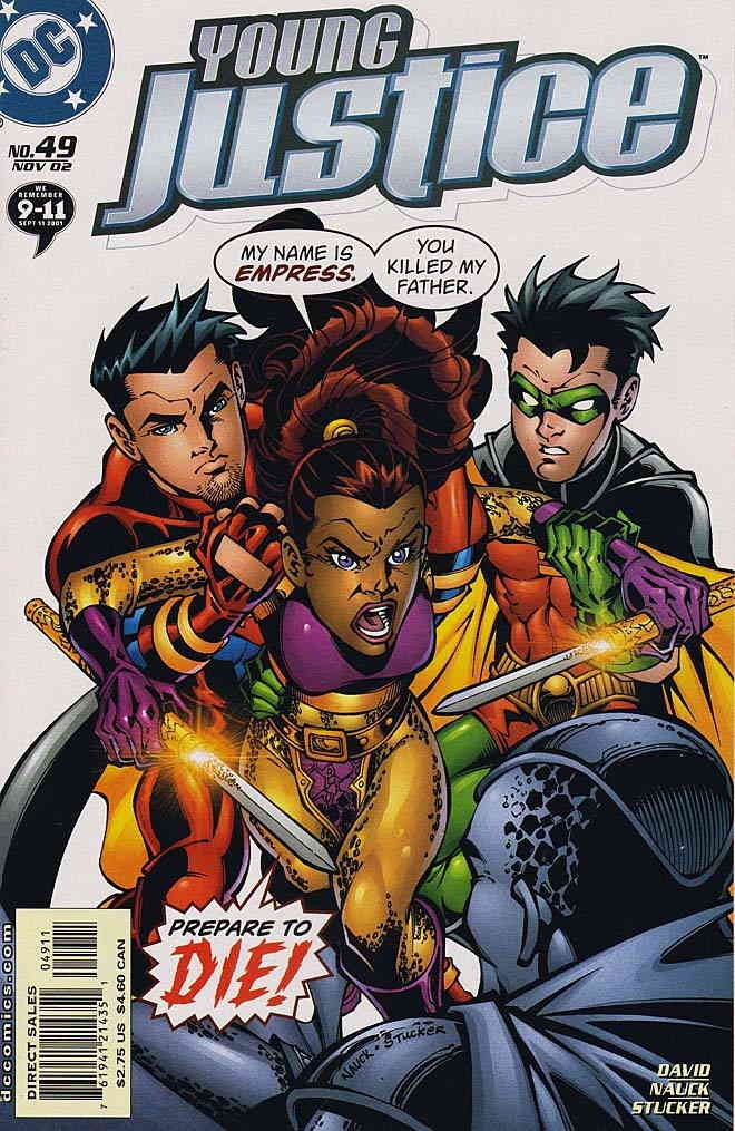 Young Justice #49 VG; DC | low grade - Peter David Empress - w/Bag+Board