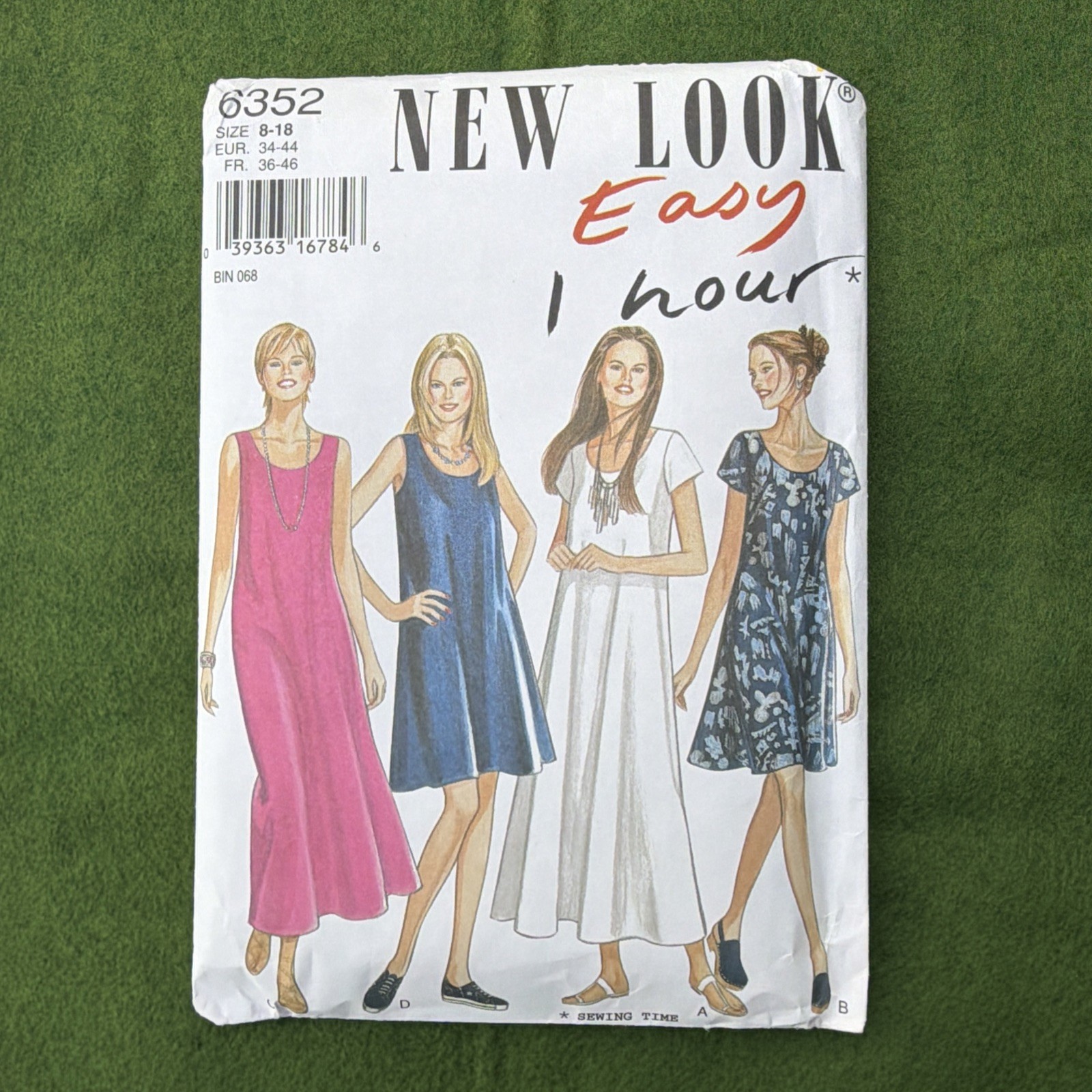 Simplicity Pattern 6352 Long & Short Dresses Size 8-18 Easy 1 Hour Sewing Uncut