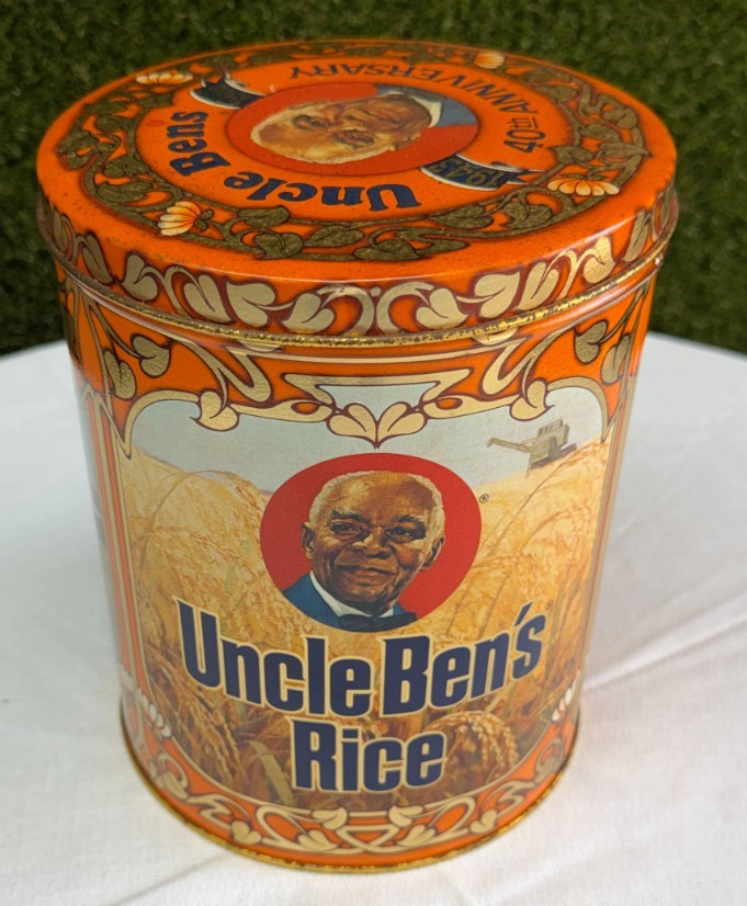 Vintage 1983 Uncle Ben\'s Rice 40th Anniversary Limited Edition Advertising Tin