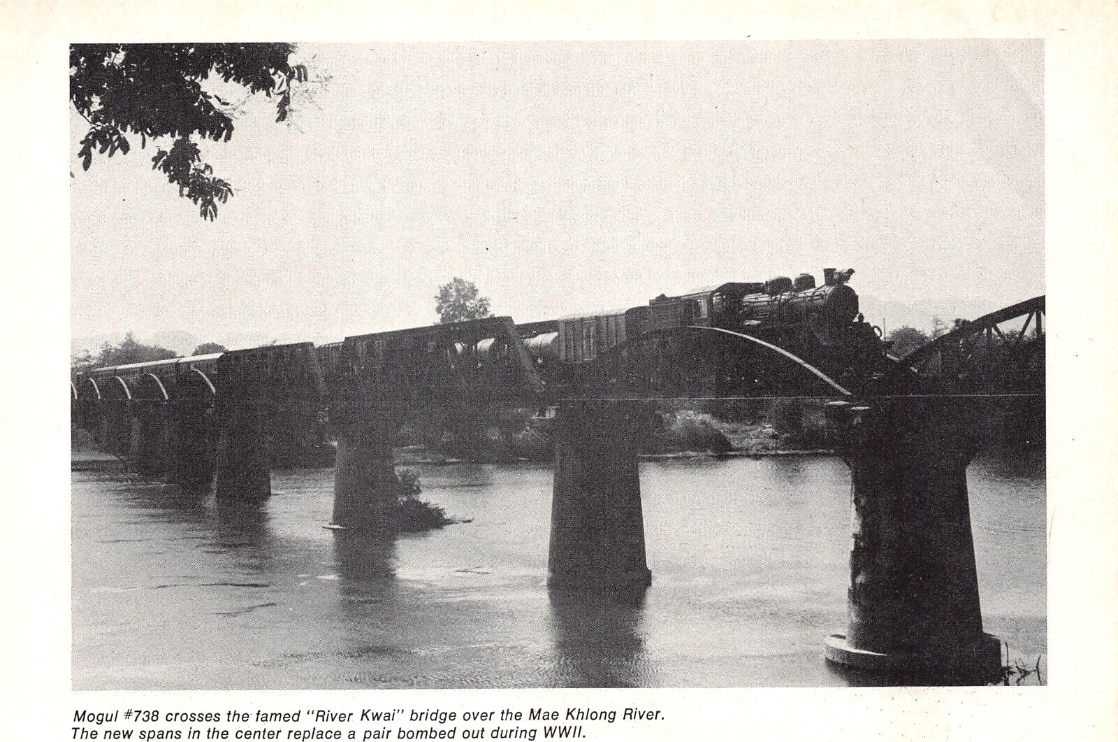 2-6-2 Steam Train Movie Location The Bridge On The River Kwai Vtg Mag Excerpt