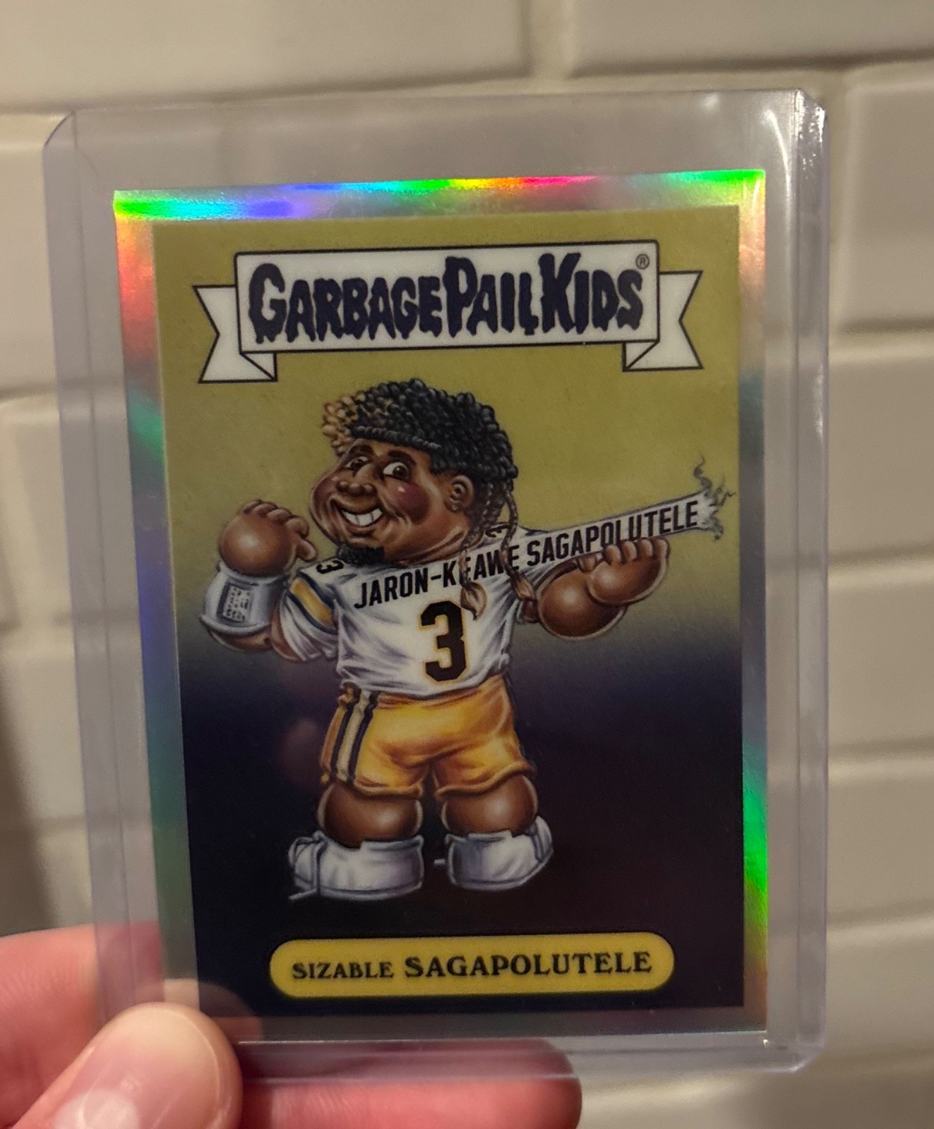 GARBAGE PAIL KIDS 2026 Topps Bowman SIZEABLE SAGAPOLUTELE Holo SSP Case Hit