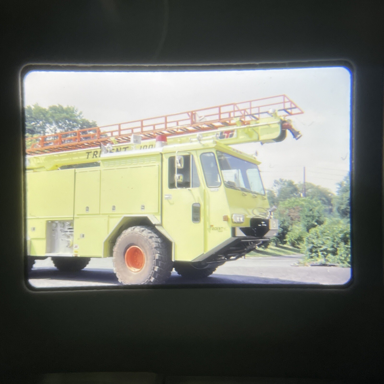 LTI Fire Apparatus Plant  Fire Apparatus Slide Trident ARFF Truck Lot Of 3