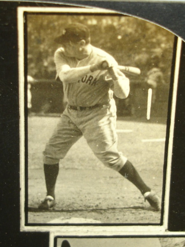 rare BABE RUTH Stereoview photo card 1930\'s NY Yankees Baseball EC 109 KEYSTONE
