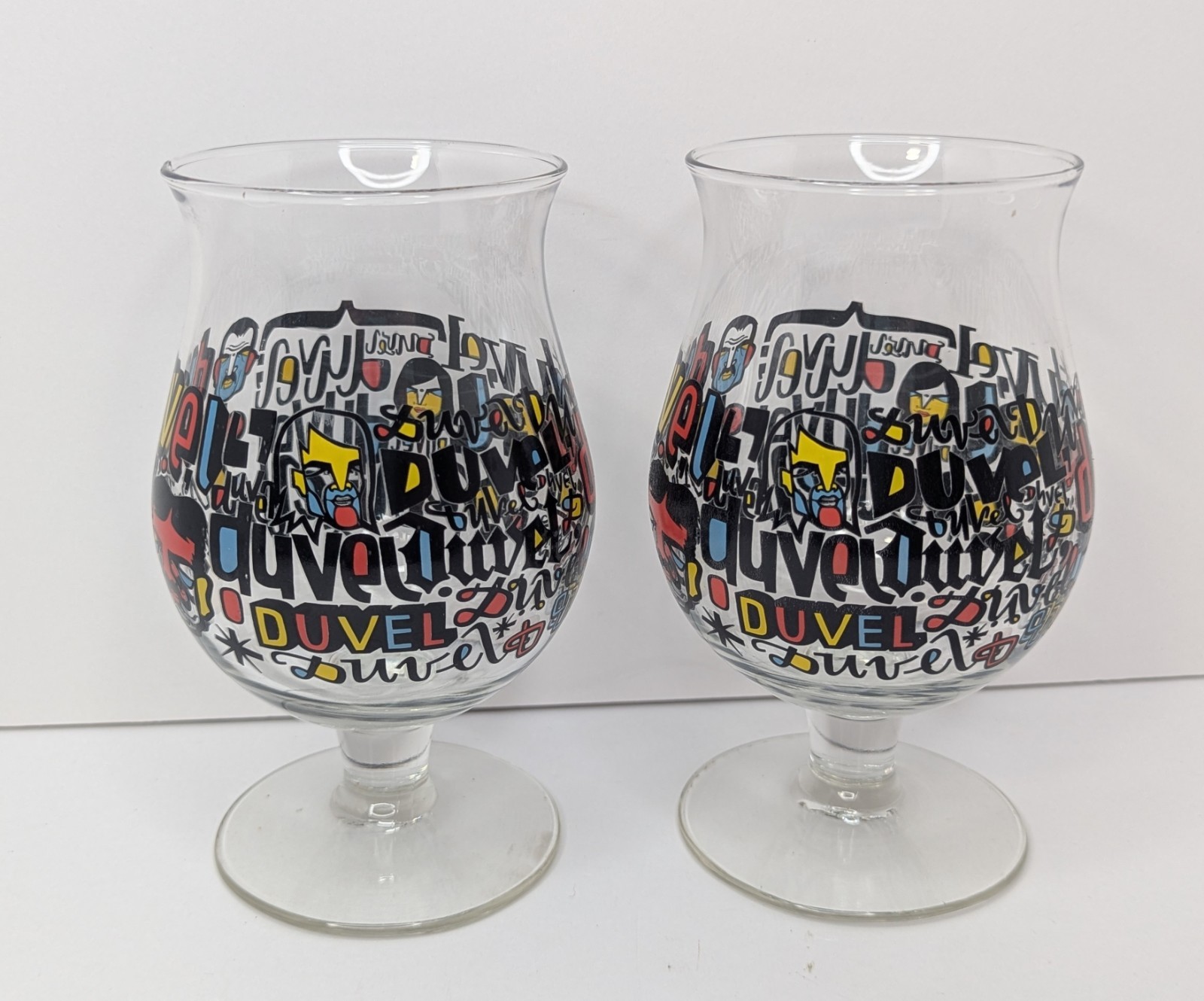 DUVEL Moortgat Brewery Artist Series Dennis Meyers LTD Edition Tulip Beer Glass