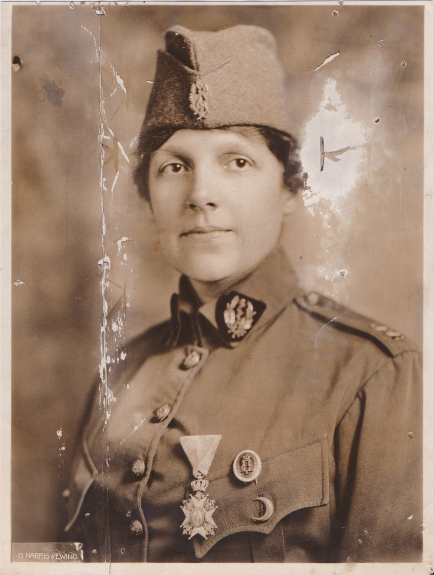 1917 Press Photo Dr. Rosalie Slaughter, Served as a Medic in the War