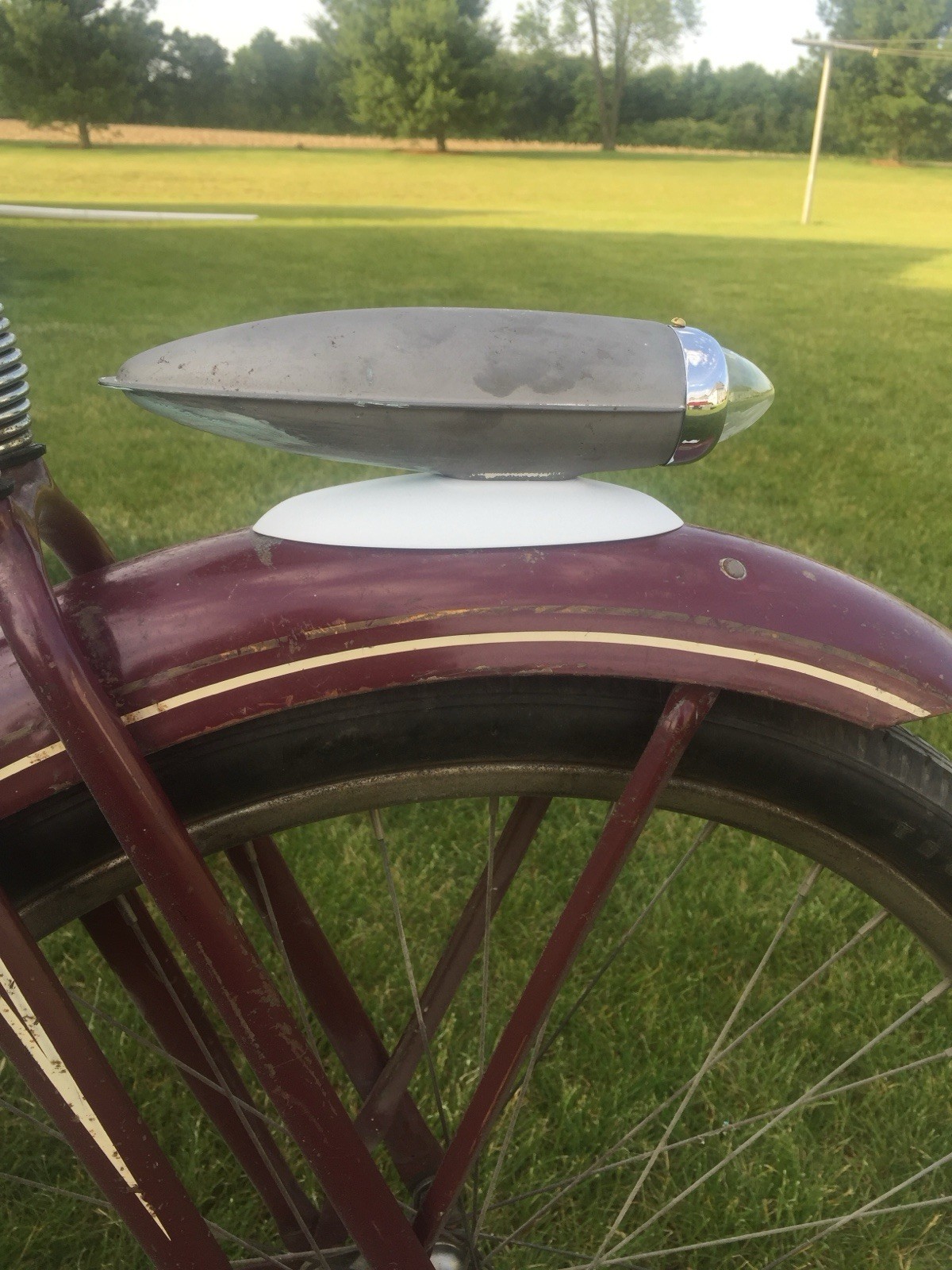 Vintage Bicycle Parts Accessories Monark Delta Bike Light Elgin Schwinn Shelby ￼