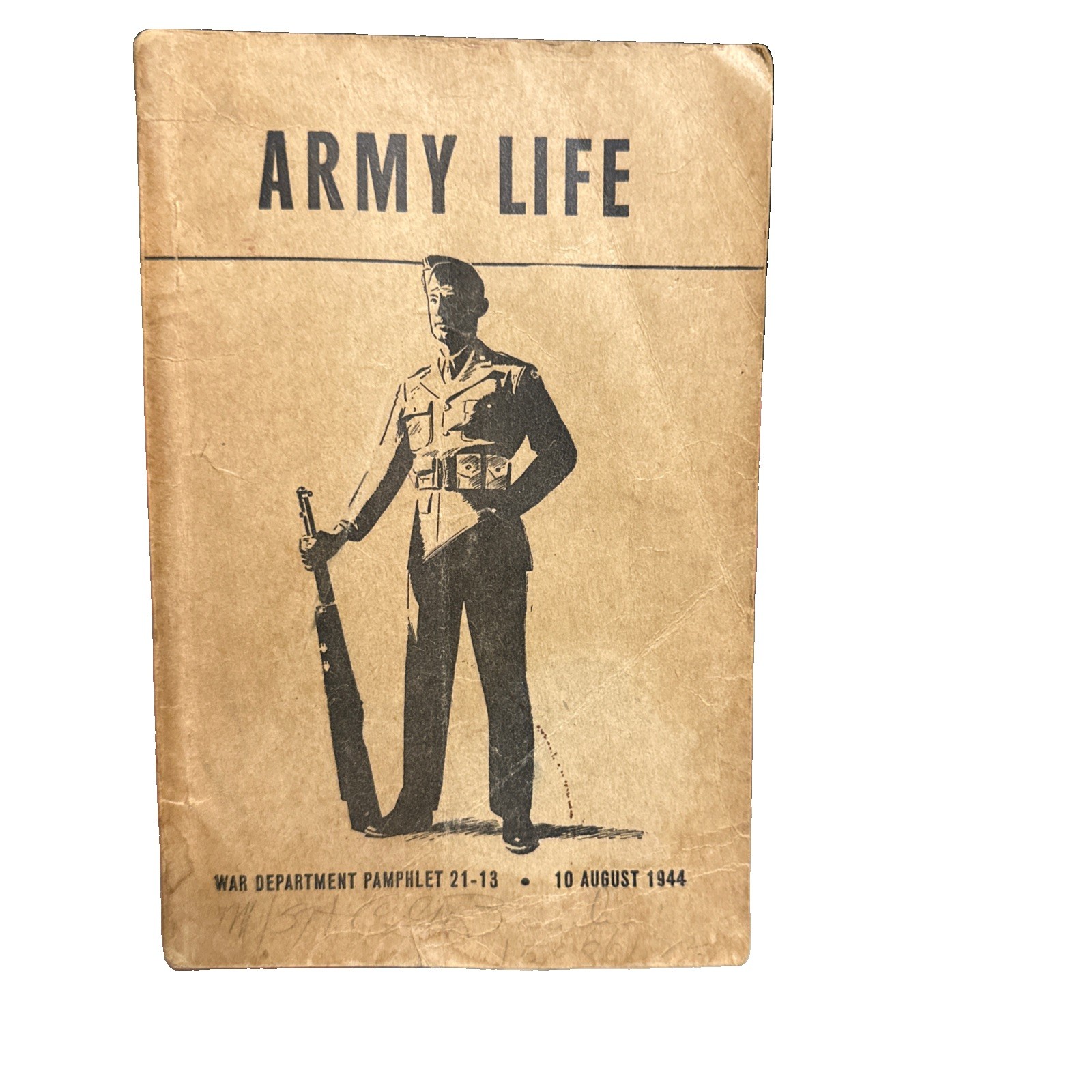 1944 WW2 Army Life vintage war department booklet