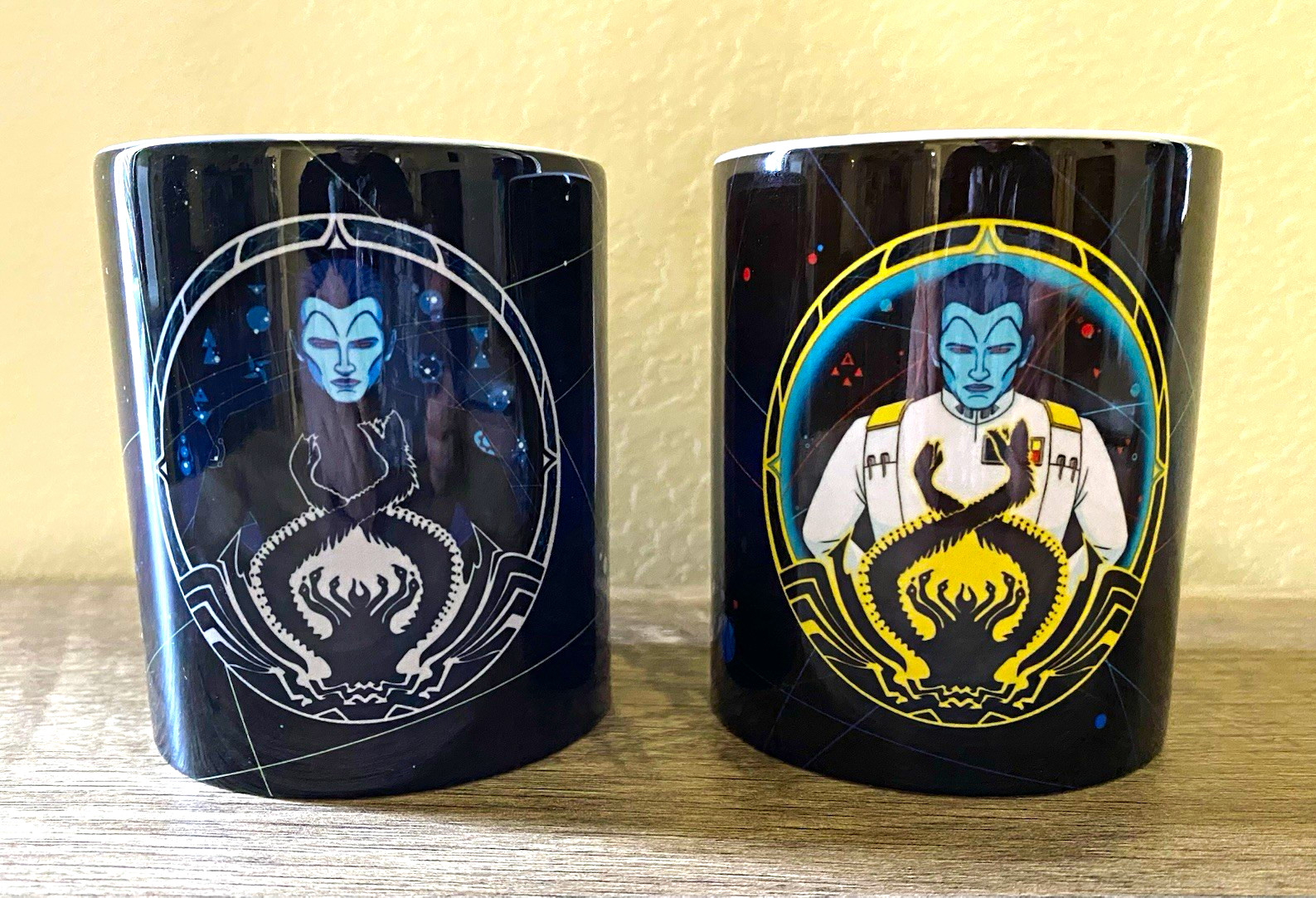 Star Wars Grand Admiral Thrawn 2pc Ceramic Mug Set 