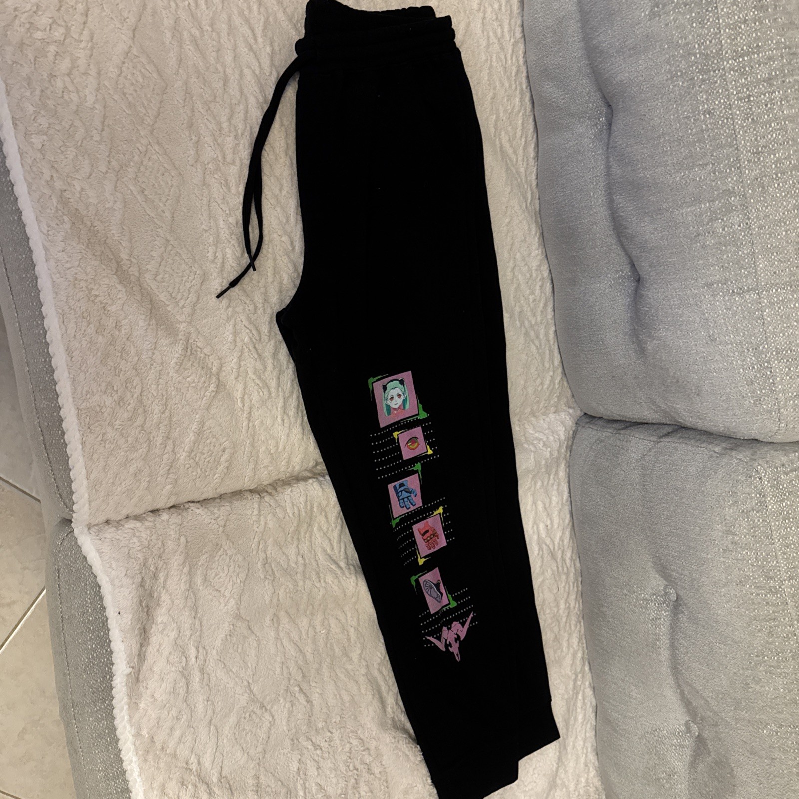 Cyberpunk Edgerunners Rebecca Size Large Sweatpants - CD Projekt Red Official