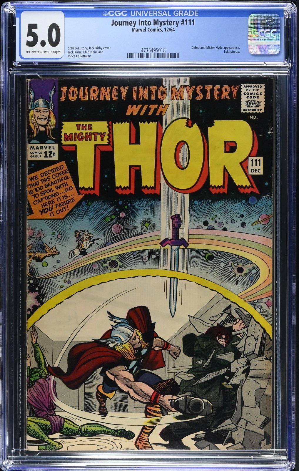 Journey Into Mystery 111 CGC 5.0