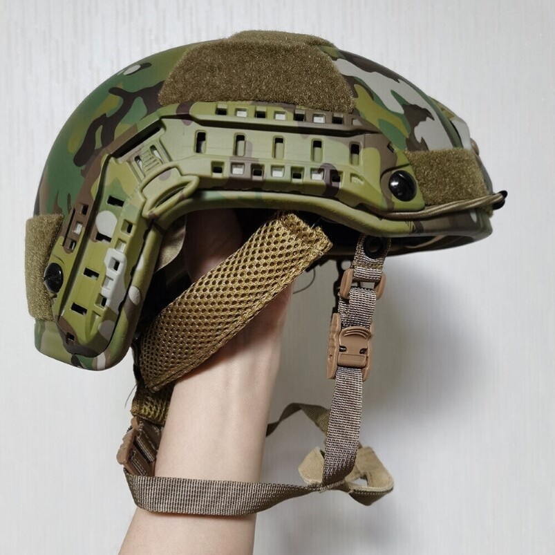 UHMW-PE Tactical Level 3A Ballistic IIIA Bulletproof Helmet Size L MC