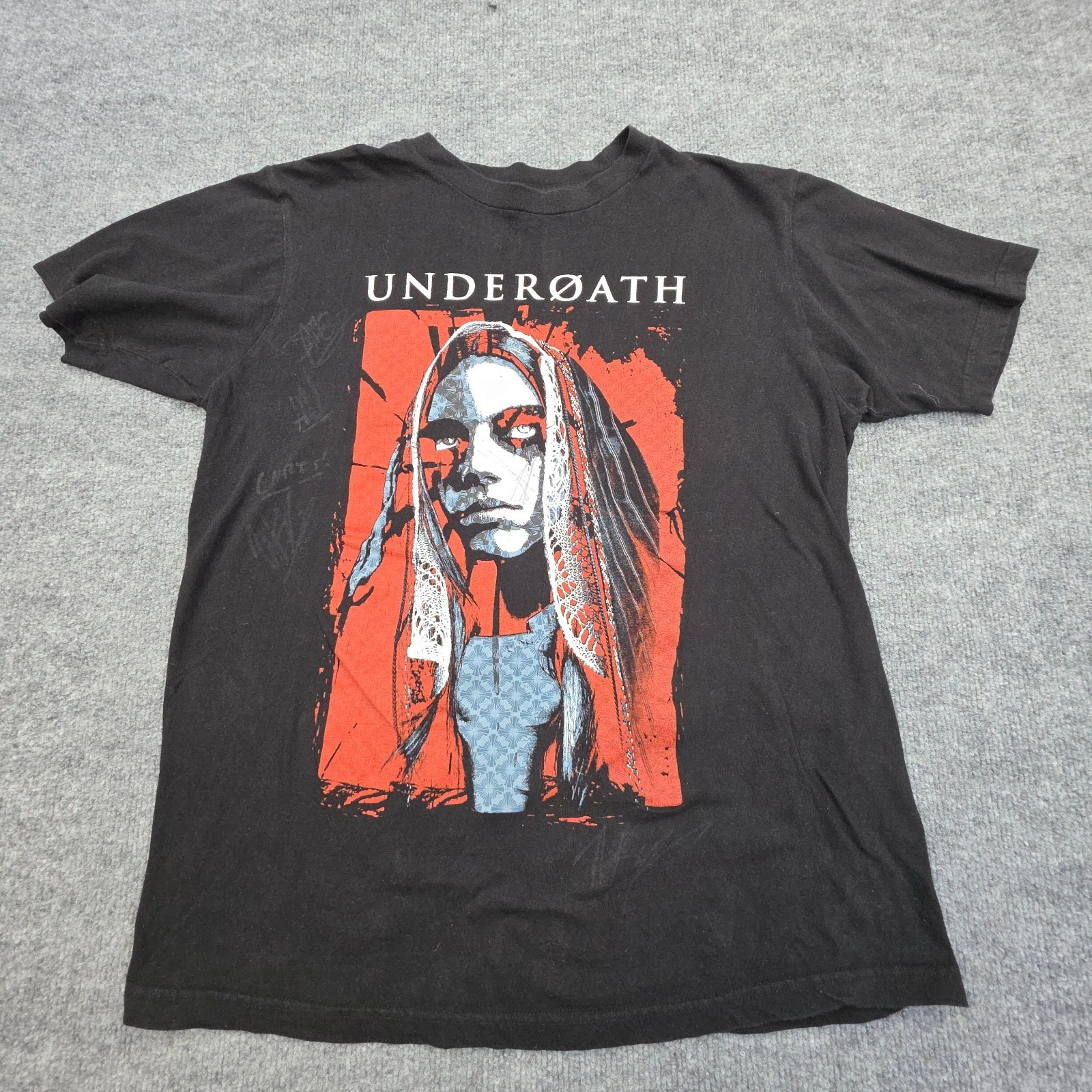 VIntage UNDEROATH Band Black Classic Reprint T-shirt Unisex Gift Tee S562