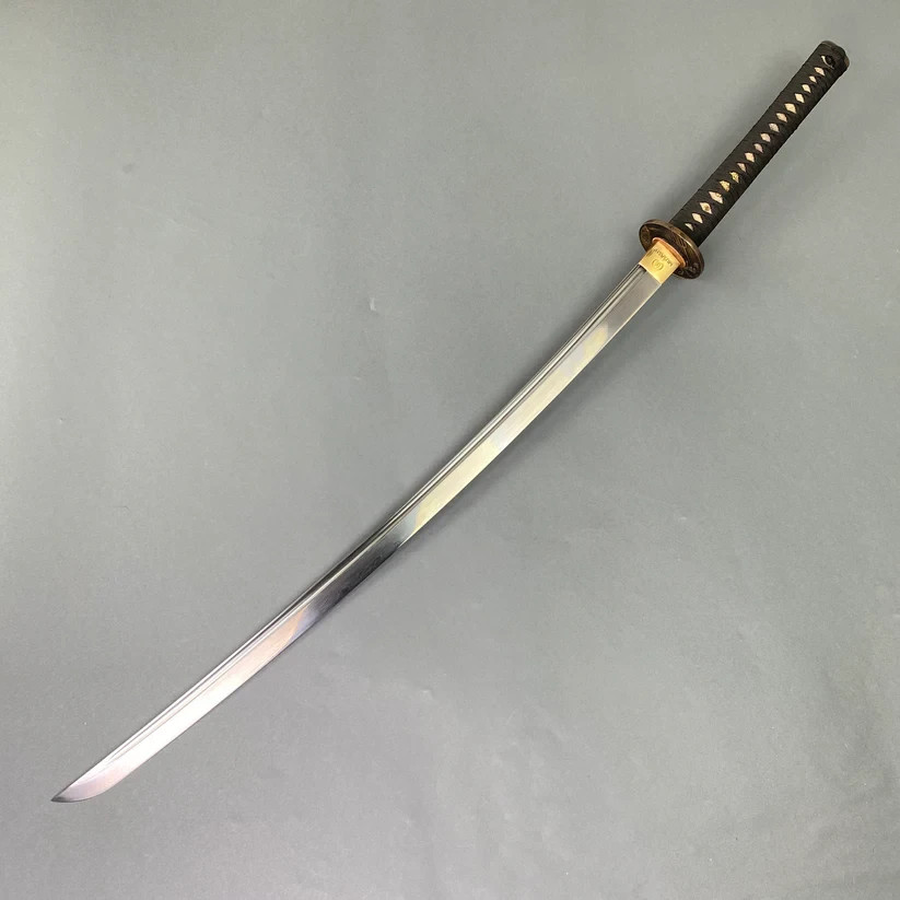 LIMITED EDITION Musashi Gold 1065 Carbon Steel Forged Clay Tempered Katana Sword