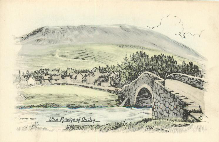 Glencoe Bridge Of Orchy Scotland Bridge Of Orchy OLD PHOTO