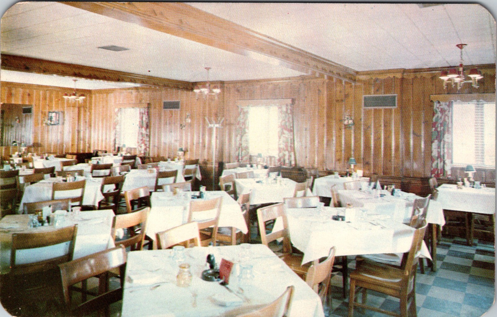 Toledo, Ohio Douglas Grill Chinese & American Food Vintage Chrome Postcard A874